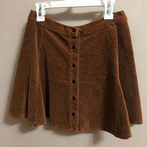 Brandy Melville brown circle skirt. Super comfy and cute